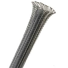 TechFlex 1/4" Expandable Braiding – Black & Red Bulk Rolls